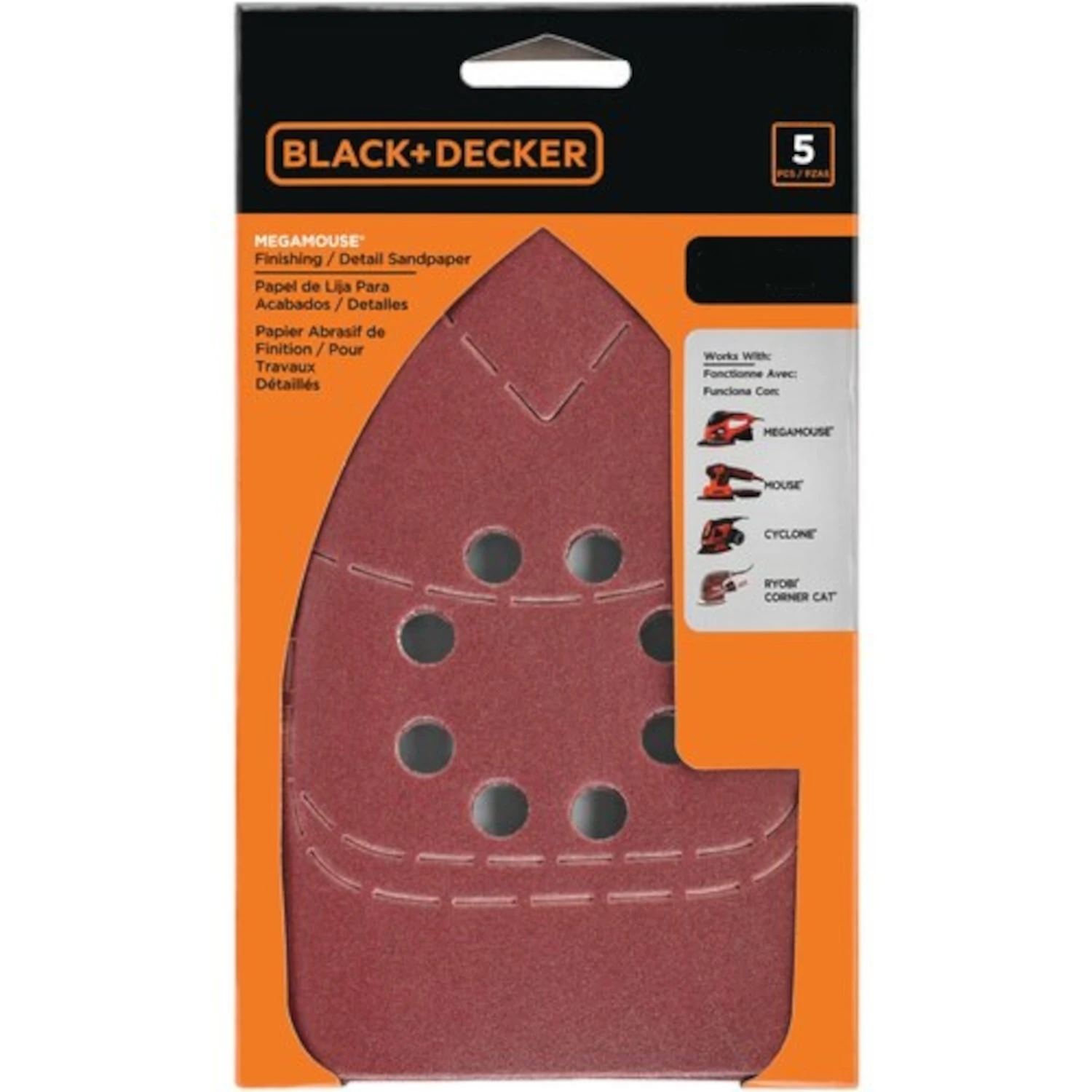 Mega Mouse Sander Sandpaper, 120-grit