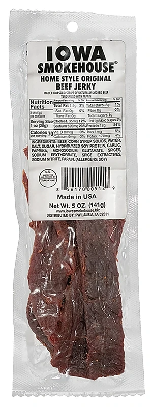 Beef Jerky, Homestyle Original, 5-oz.