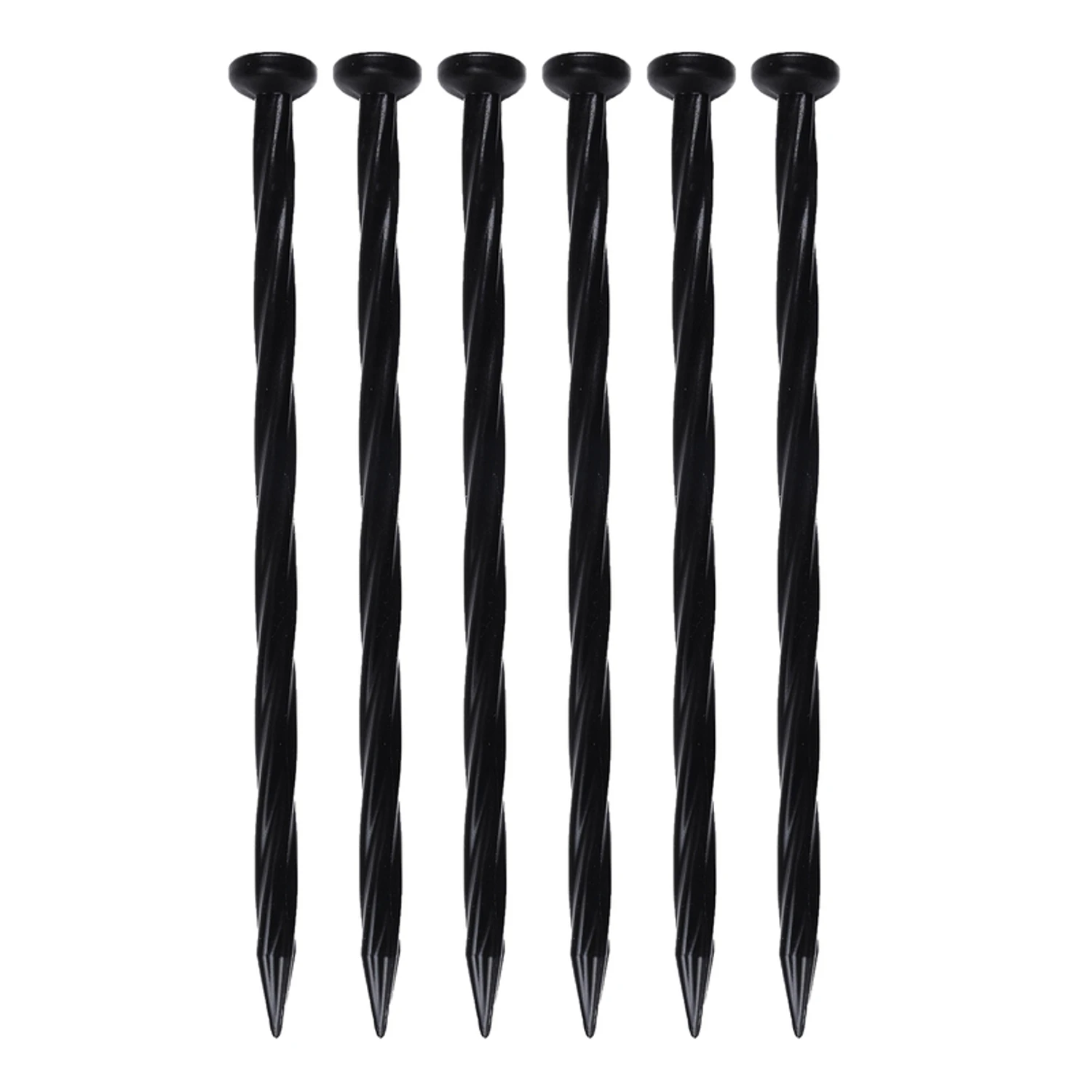 Spiral Anchoring Spike, Reinforced Nylon, 6-pk.