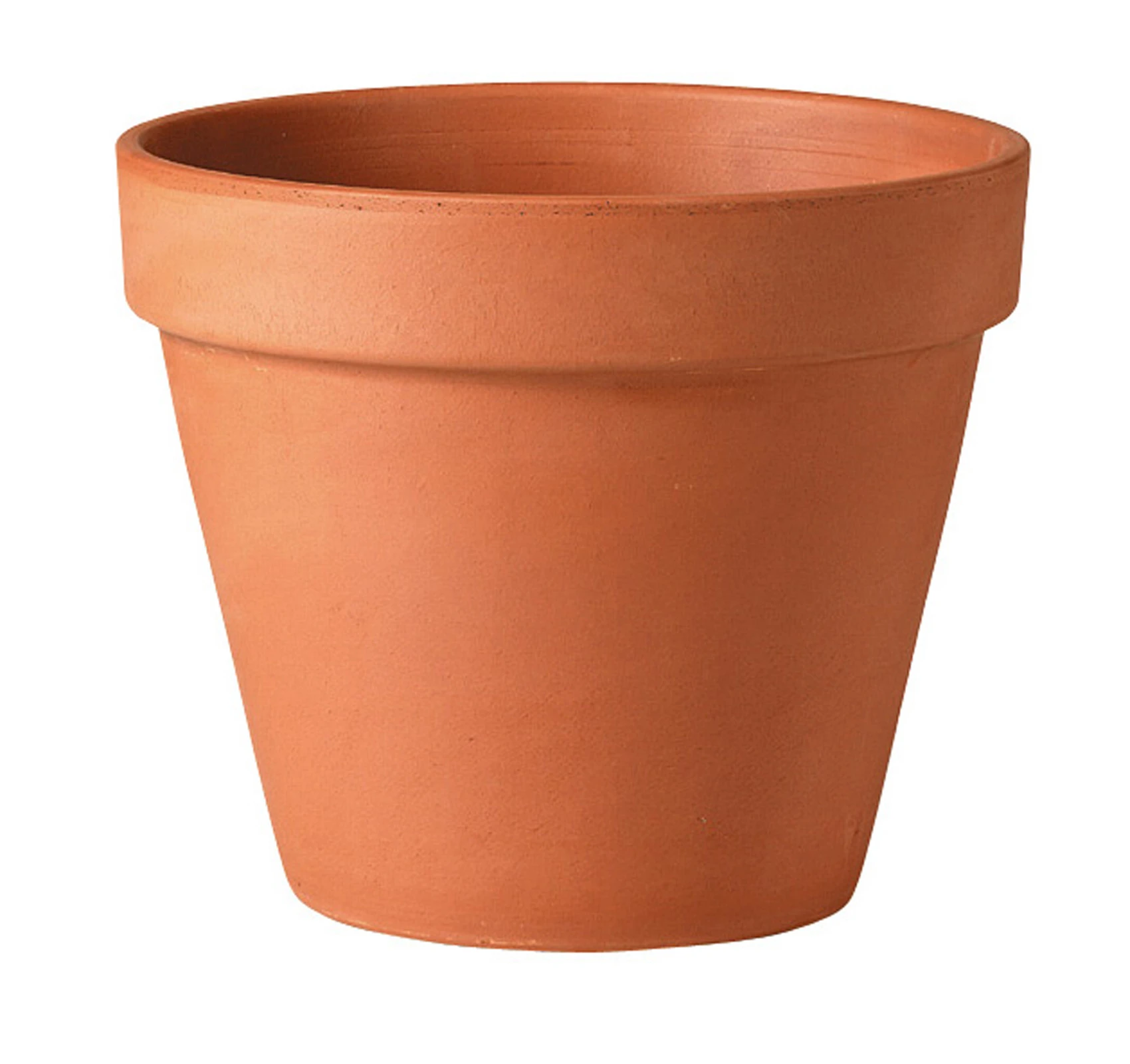 Terra Cotta Clay Flower Pot, Standard, 6-in.