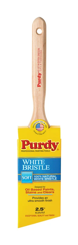 White Bristle Extra Oregon 2-1/2 In. Angle Sash Paint Brush - Professional Quality