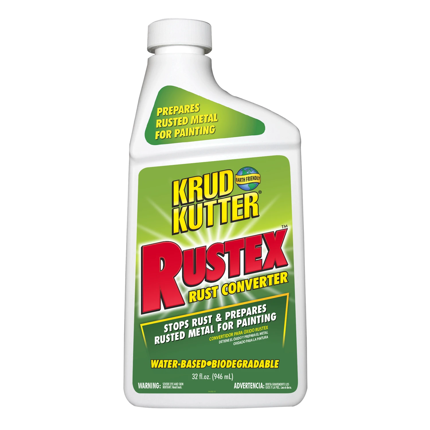 Rustex Rust Converter, 32 Ounce Bottle, Converts Rust To Protective Black Coating
