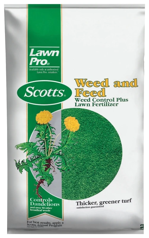 Lawn Pro Weed And Feed Control Plus Lawn Fertilizer 14.63 Pounds Covers 5,000 Square Feet
