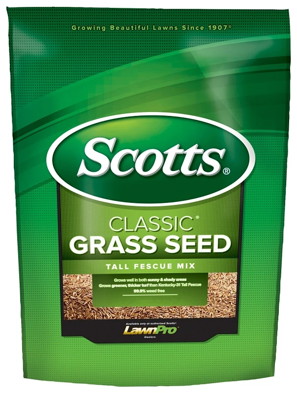Classic Tall Fescue Grass Seed Mix, 3 Pounds, Covers 1330 Square Feet