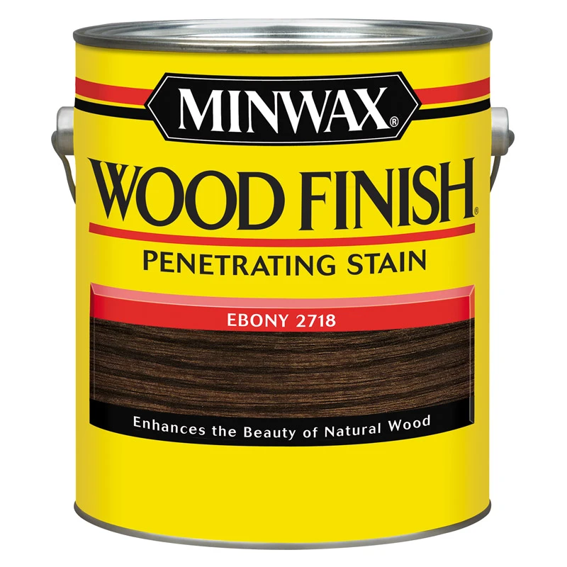Ebony Wood Finish Gallon Container For Wood Staining And Protection