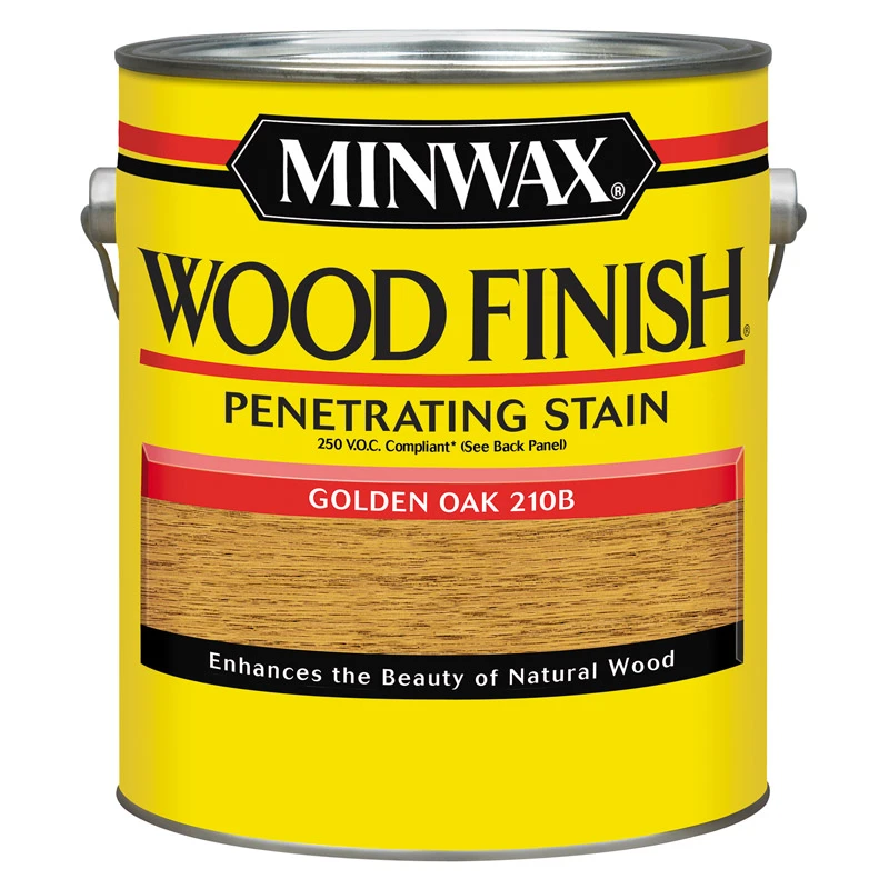 Golden Oak Wood Finish, 1 Gallon Container, Interior Wood Stain