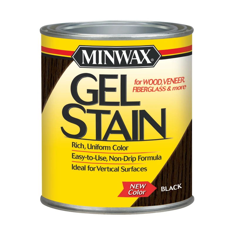 Black Wood Gel Stain, One Quart Container