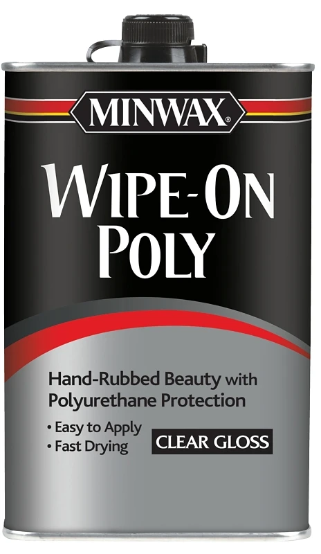 Wipe On Polyurethane Clear Gloss Finish 1 Pint Container