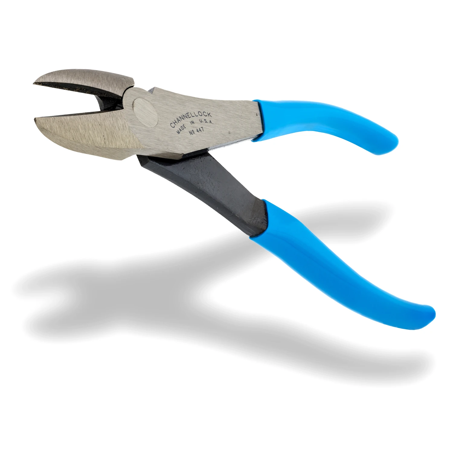 Pliers, Curved Diagonal-cut, 7-3/4-in.