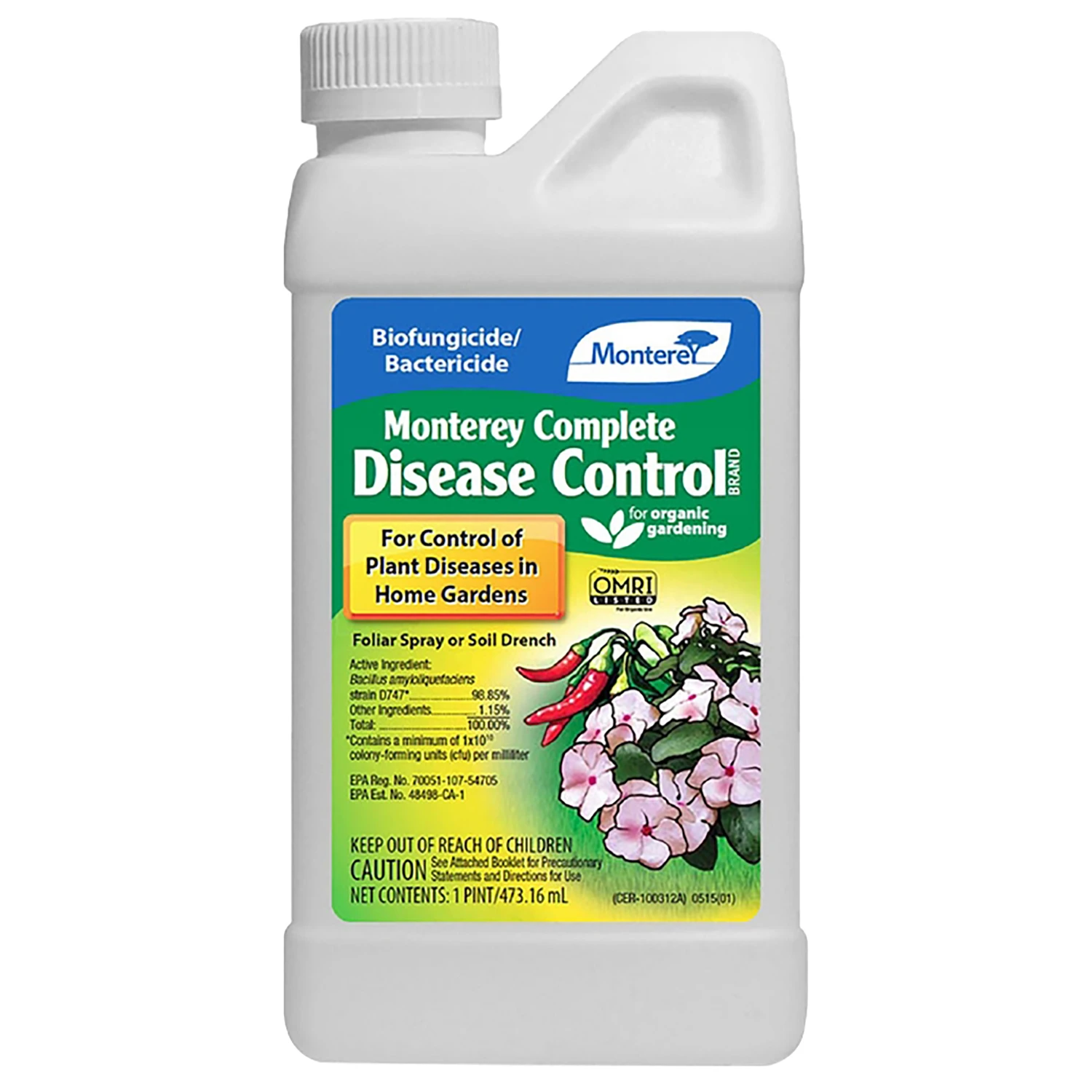 Organic Plant Disease Control Solution, 1 Pint Bottle