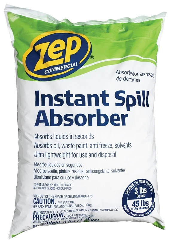 Instant Spill Absorber, 3 Pounds, Fast Acting Absorbent For Liquids