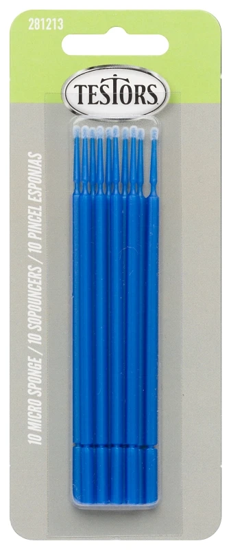 Craft & Hobby Micro Sponge Paint Applicator Kit, Blue, 10-pk.