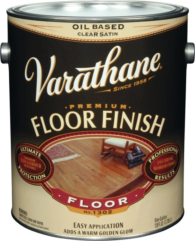 Premium Oil-based Polyurethane Floor Finish Satin Sheen 1 Gallon
