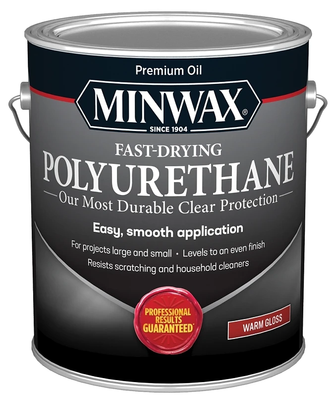 Fast-drying Clear Gloss Polyurethane Wood Finish, 1 Gallon