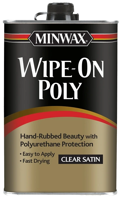 Wipe-on Polyurethane Clear Satin Finish, 1 Pint