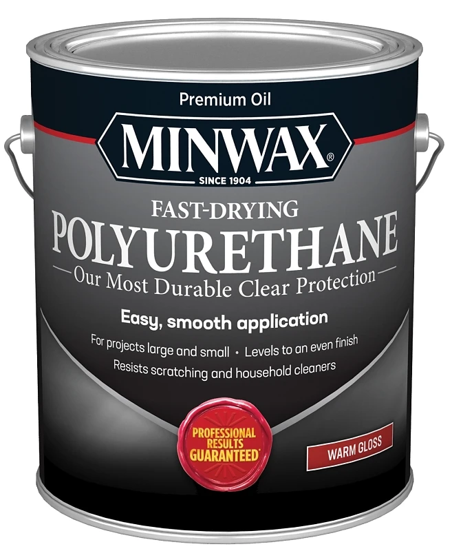 Fast-dry Satin Polyurethane Wood Finish, 1 Gallon