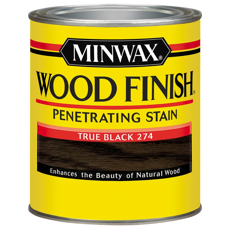 Penetrating Oil Based Wood Finish In True Black, Half Pint