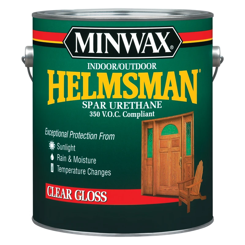 Helmsman Spar Urethane Gloss Finish Indoor And Outdoor Protective Wood Coating 1 Gallon