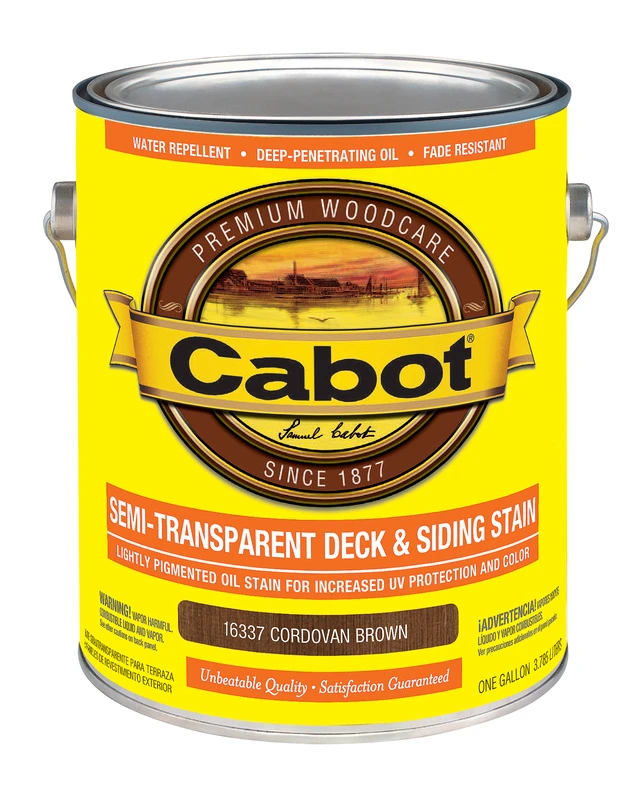 Deck And Siding Semi-transparent Stain Voc Compliant Cordovan Brown 1 Gallon