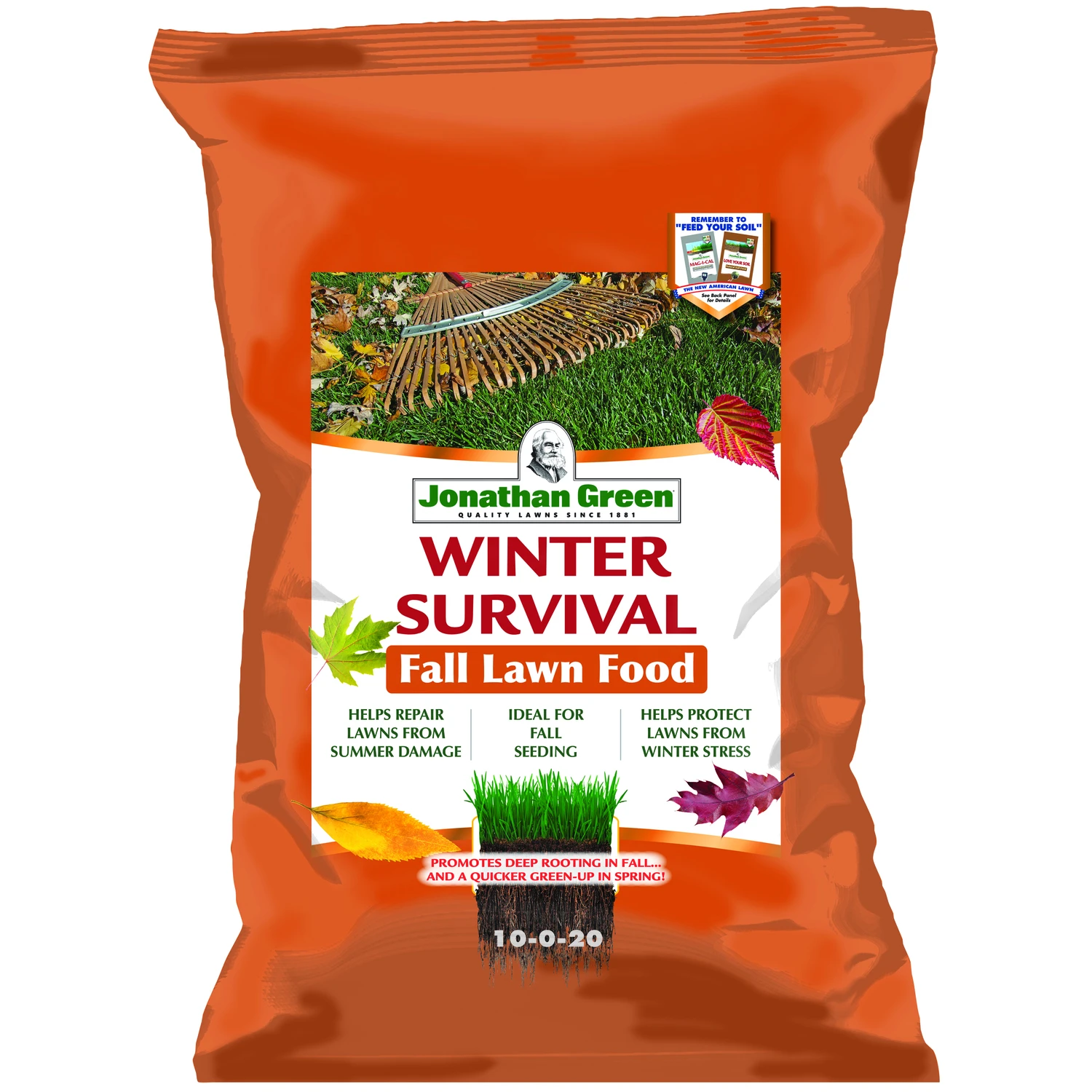 Winter Survival Fall Lawn Fertilizer Covers Fifteen Thousand Square Feet