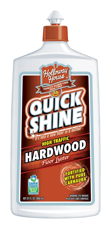 Hardwood Floor Finish, 27 Ounce Bottle, Clear Protective Coating For Wood Floors