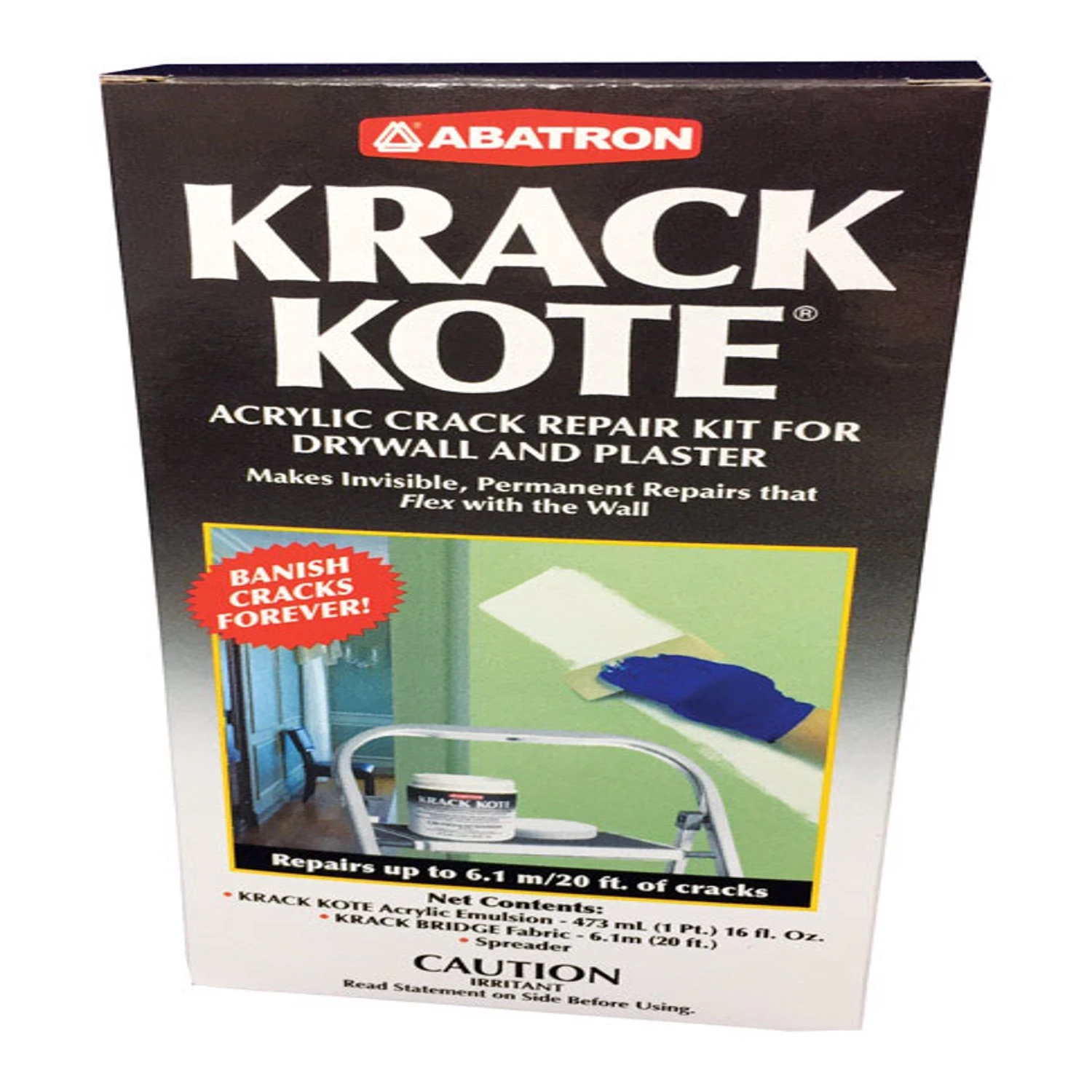Krack Kote Plaster And Drywall Repair Kit 16 Ounce Container