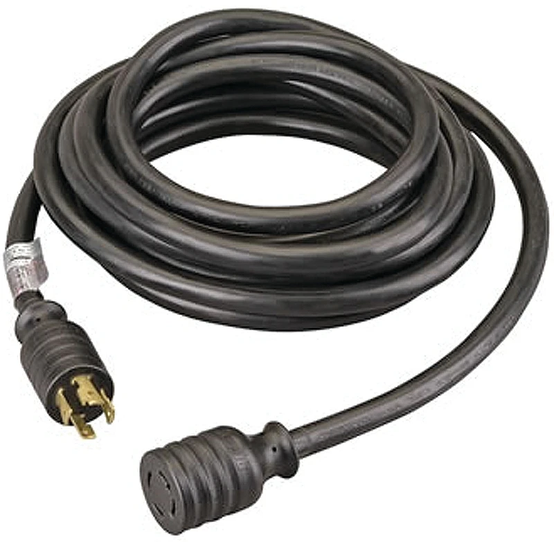 10/4 250 Volt 20 Ft. Generator Cord With Twist Lock Plug