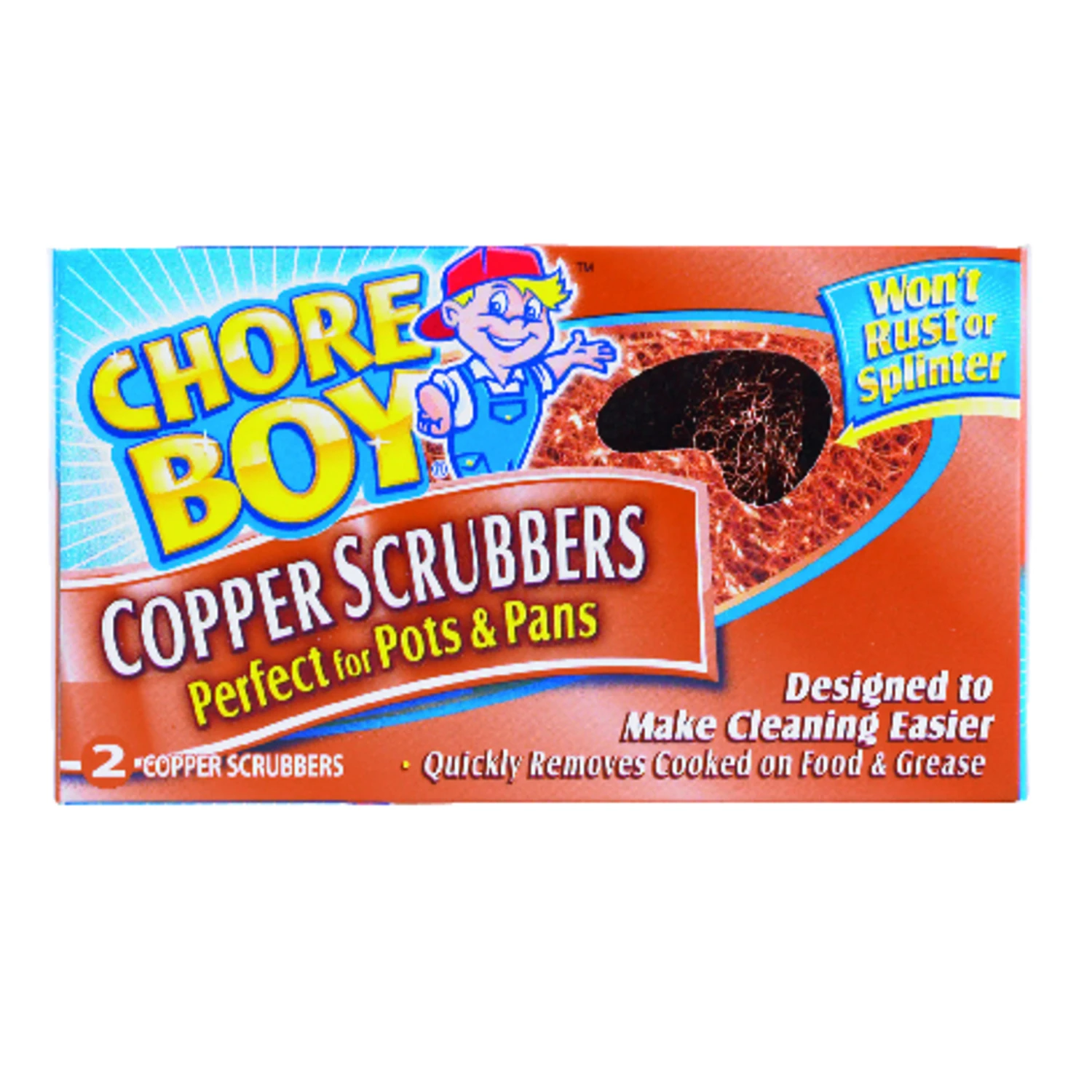 2-pack Copper Scouring Pads