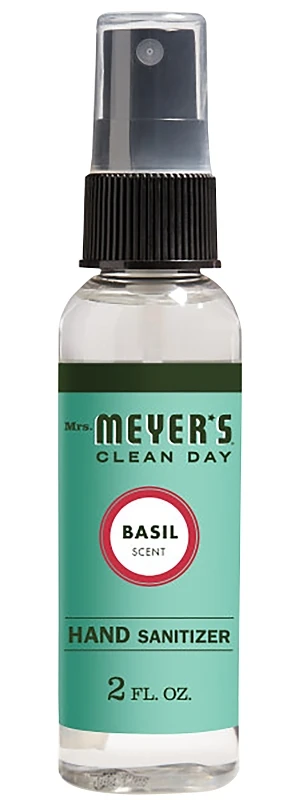 Hand Sanitizer With Basil Scent, 2 Ounce Bottle