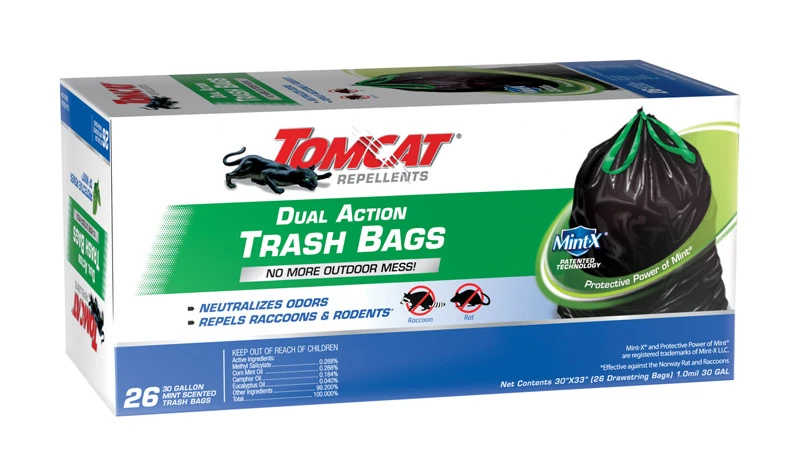 Trash Bags, Rodent Repellent, 30-gal., 26-ct.