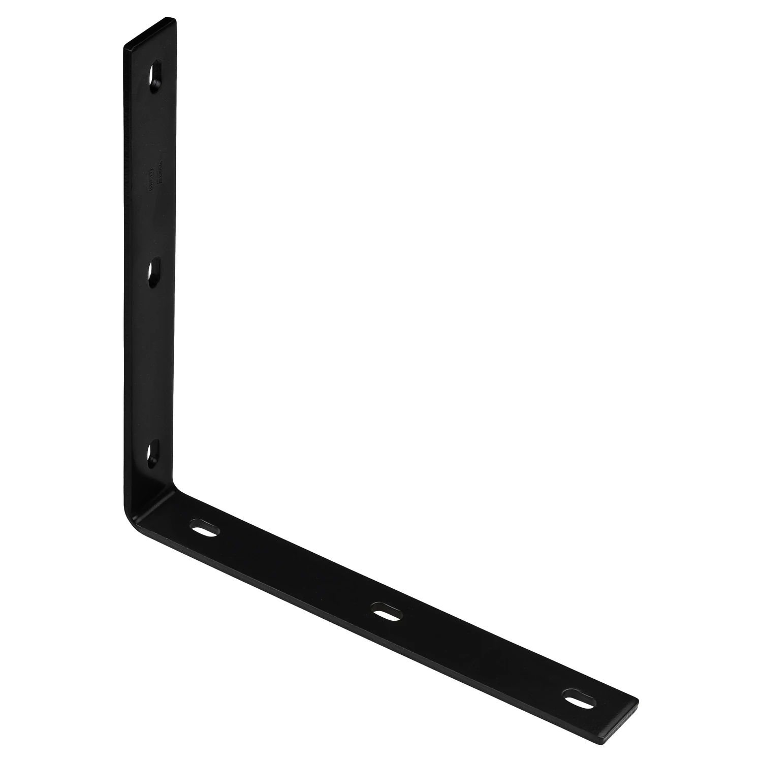 Corner Brace, Black Steel, 12 And 1 Quarter Inches Length