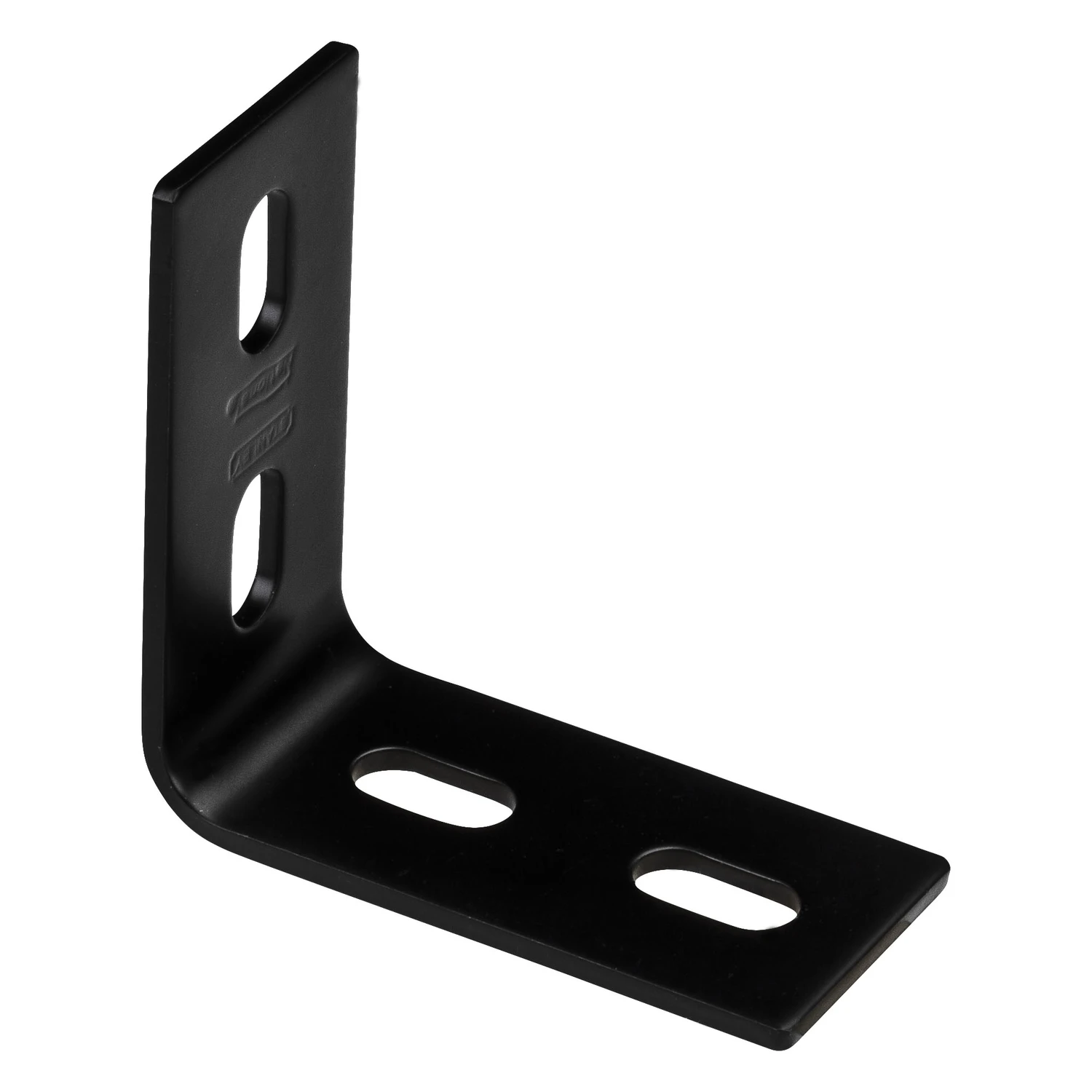 Black Steel Corner Brace, 3.1 Inch Length, Heavy Duty Support Bracket