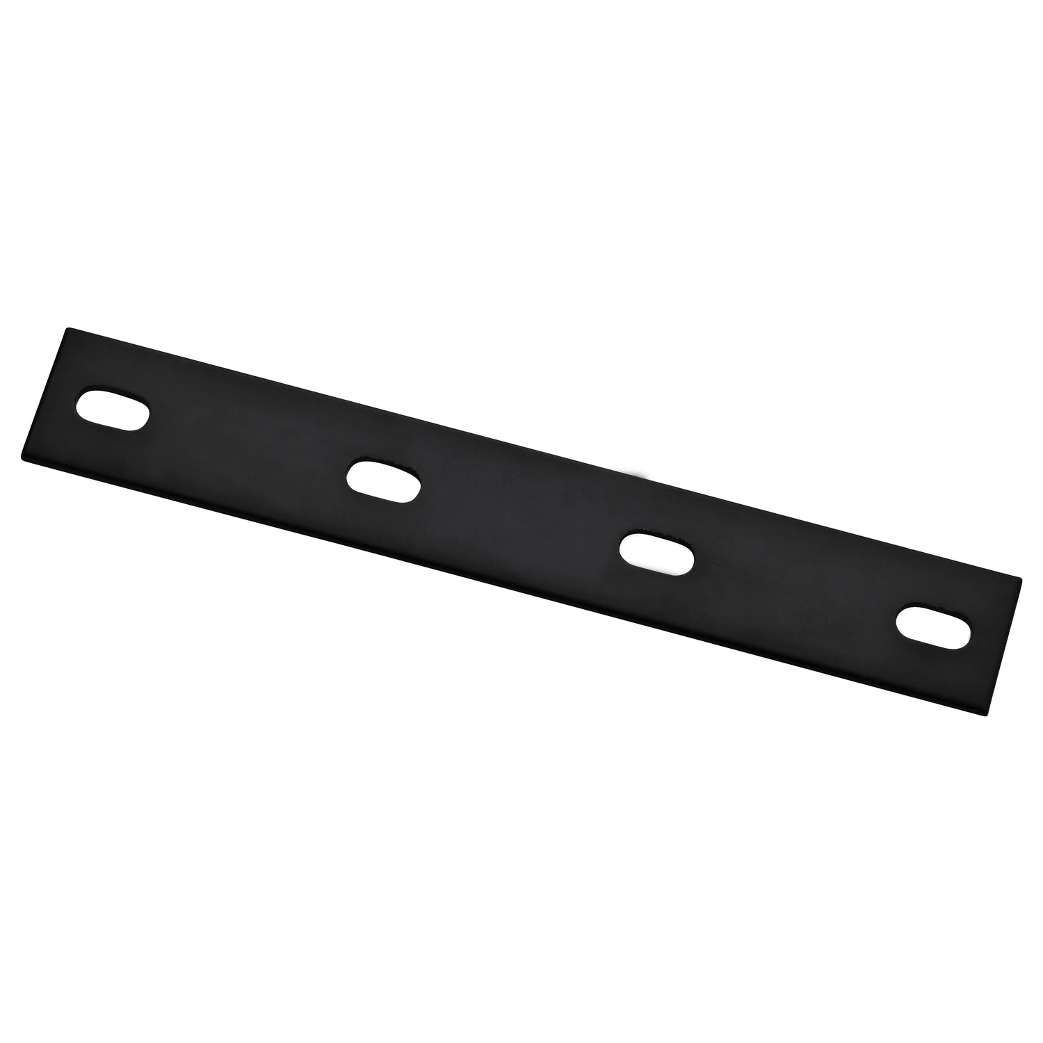 Black Steel Mending Brace, 10 Inch Length For Structural Repairs