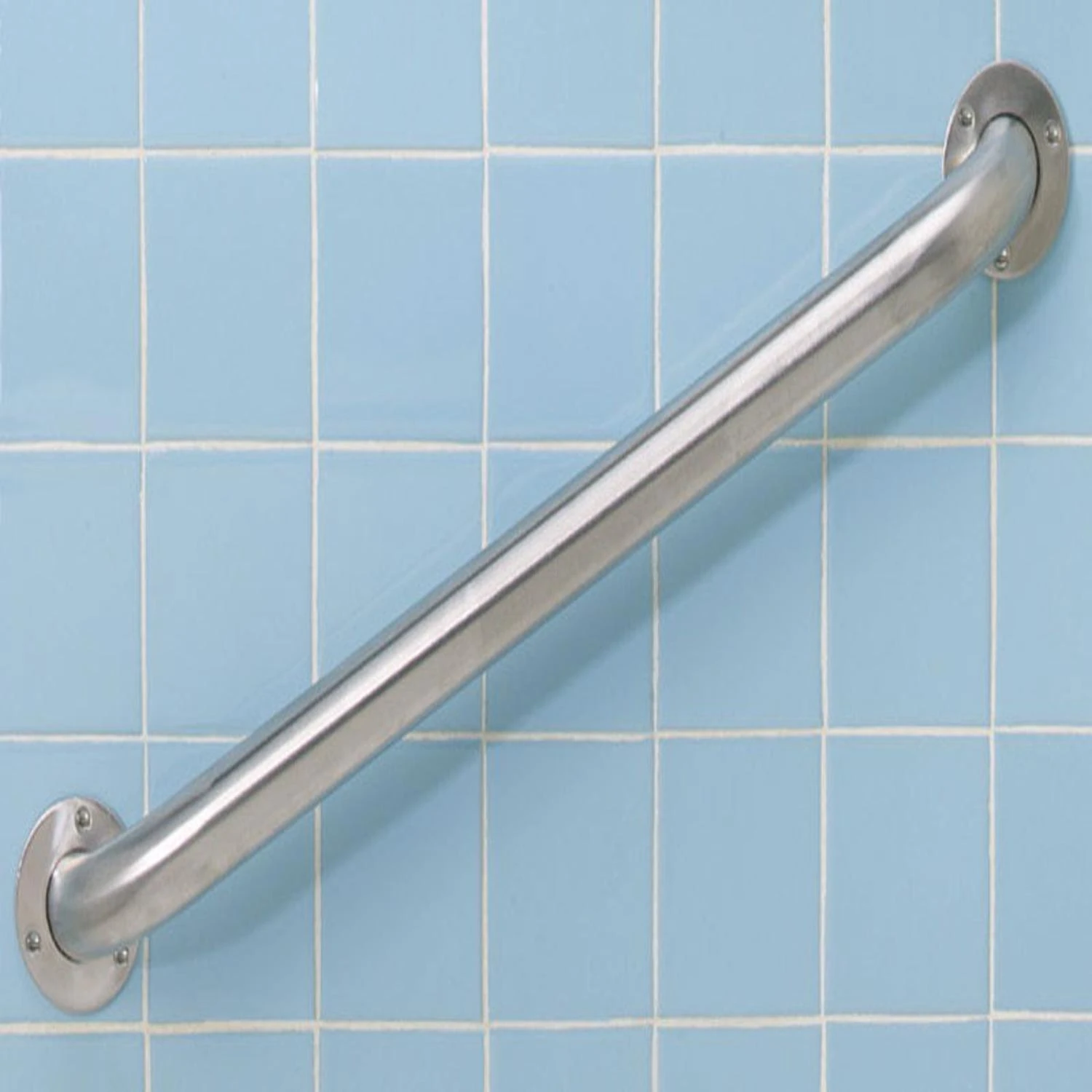 Bath Safety Grab Bar, Satin Finish Stainless Steel, 24 Inch Length