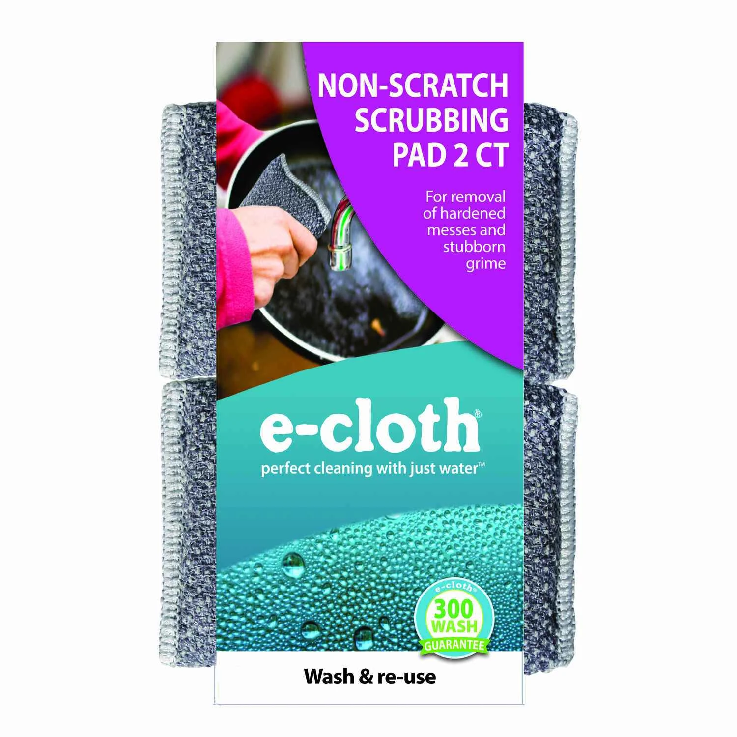 Non-scratch Scrubbing Pads, 2 Pk.