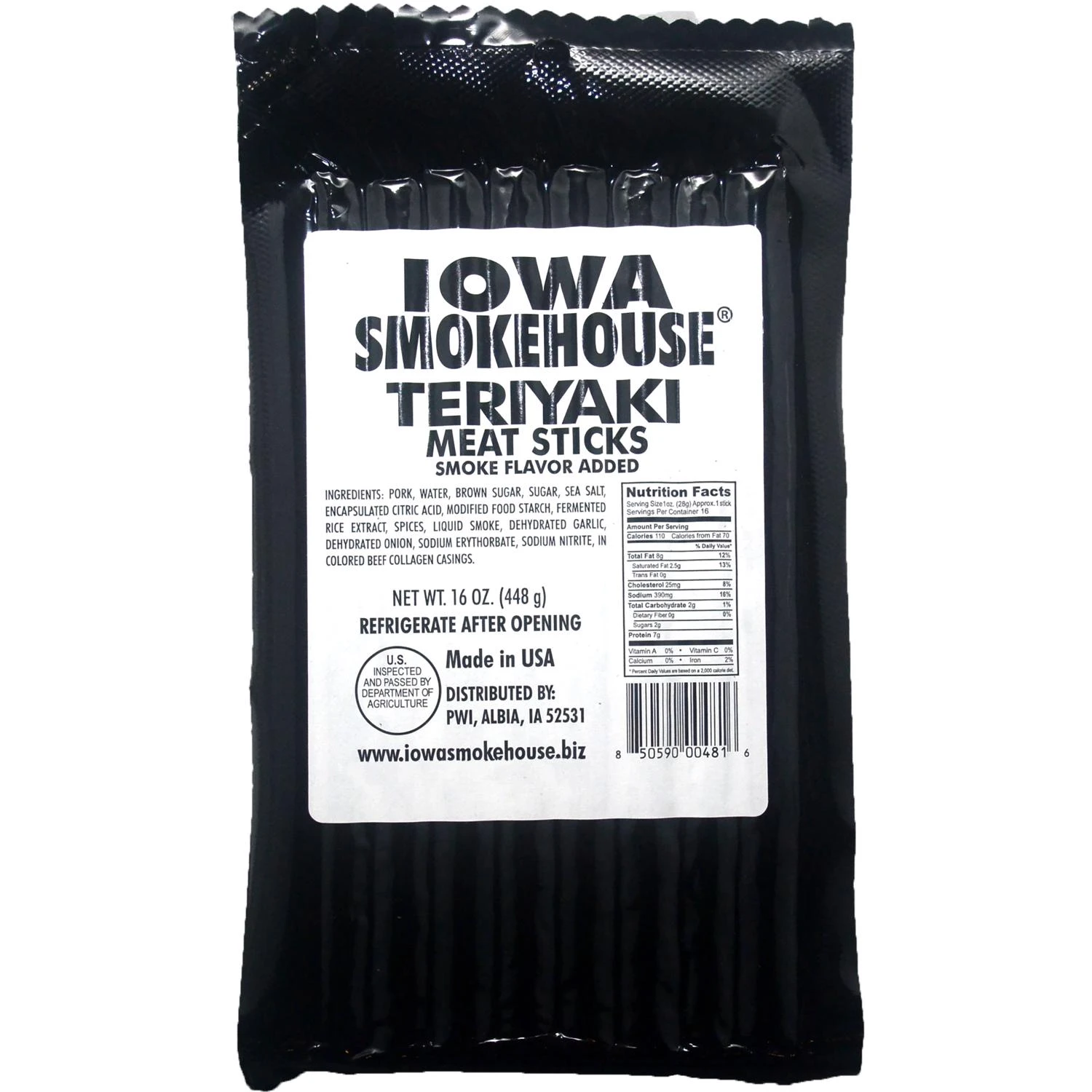 Meat Sticks, Teriyaki, 16-oz.