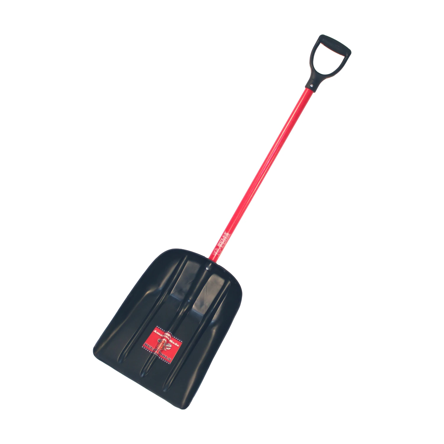 Snow And Mulch Scoop With Durable Fiberglass Handle