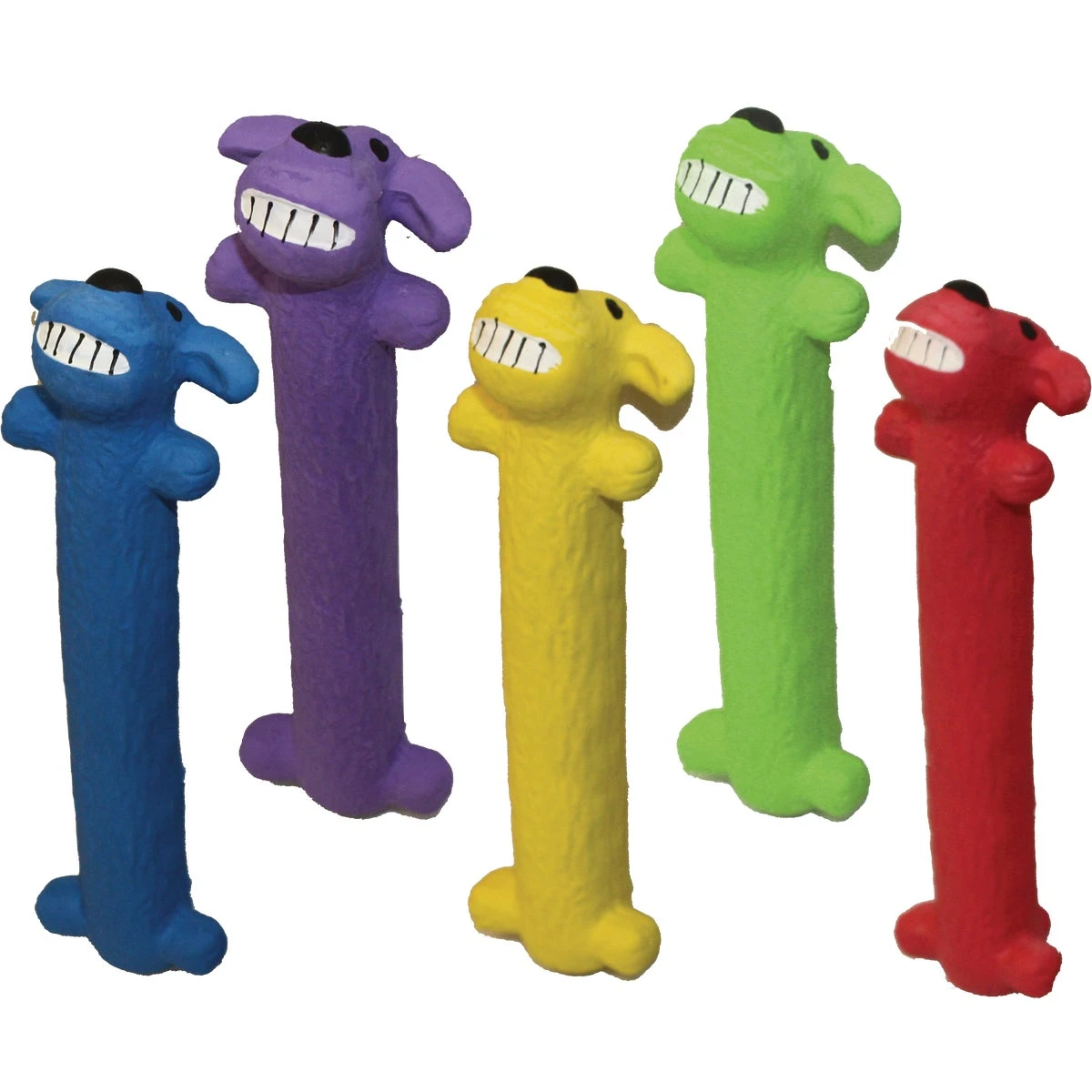 Loofa Latex Plush Squeaky Dog Toy, Assorted Styles, 6 Inch