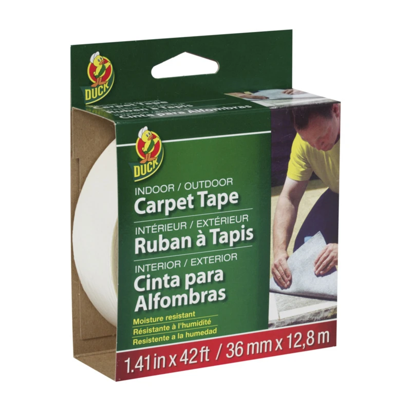 Fiberglass Carpet Tape For Indoor And Outdoor Use, 1.41 Inches By 42 Feet