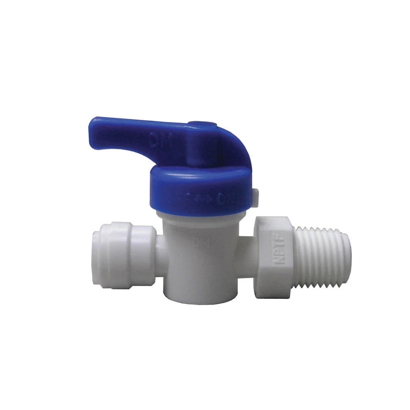 Straight Stop Quick Connect Valve, Quarter Inch By Quarter Inch