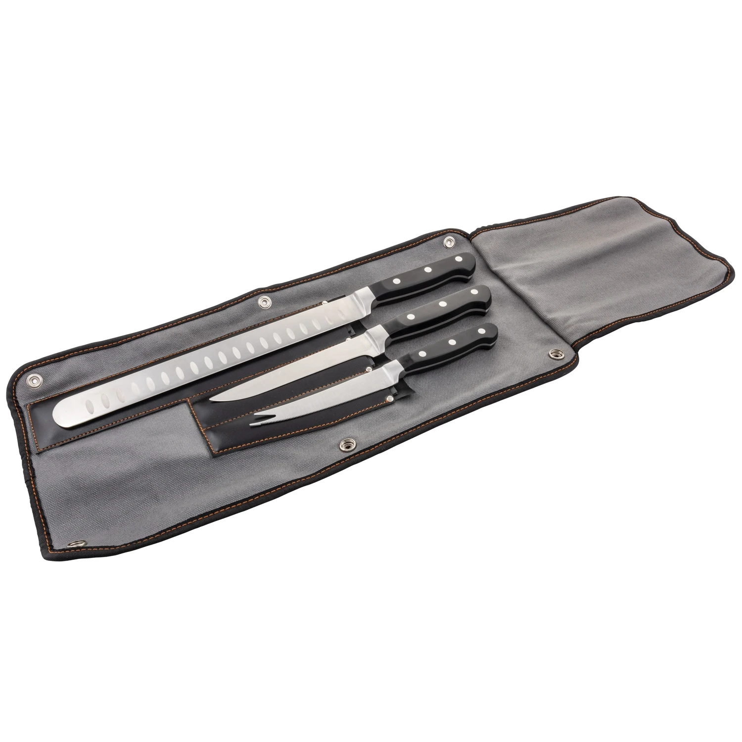 Blacksmith Knife Set, Three Piece, High Carbon Steel Blades With Ergonomic Handles