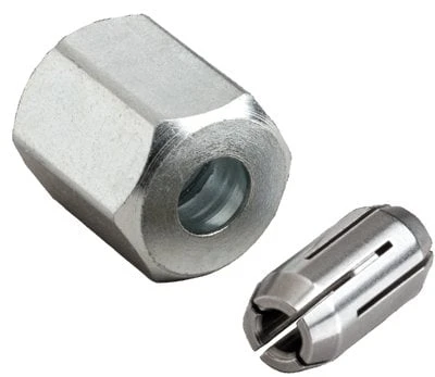 Ct125 1/8-inch Rotary Tool Collet With Collet Nut For Zipbits