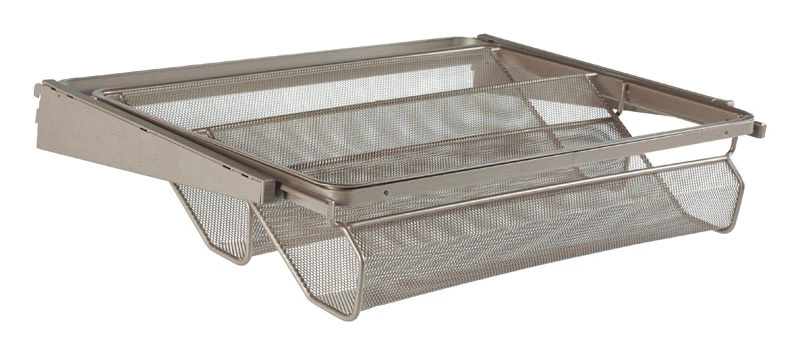 Closet Culture Shoe Rack With Champagne Nickel Finish