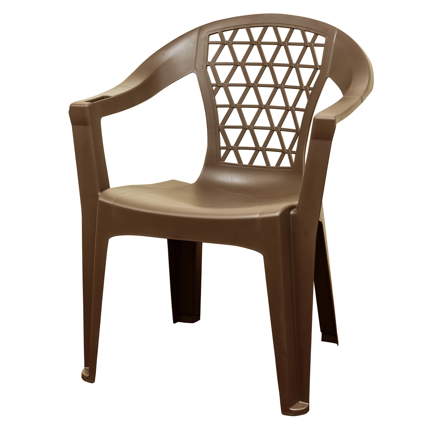 Penza Earth Brown Patio Chair Durable Outdoor Seating