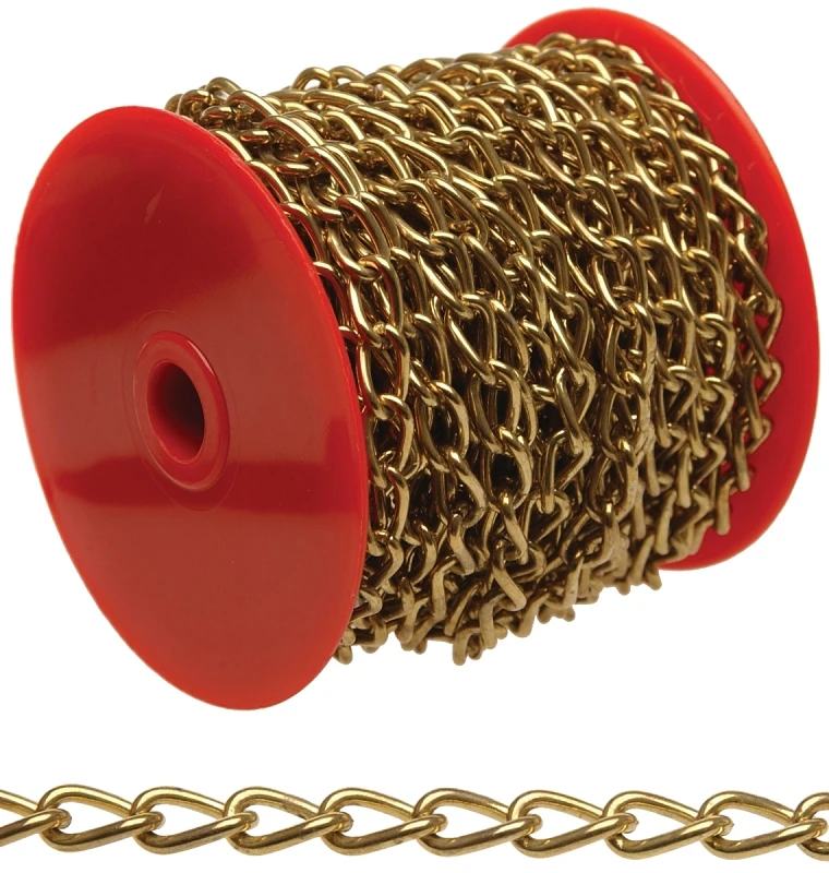 #90 82 Ft. Nickel-plated Metal Craft Chain - Durable Hobby Chain Sold By The Foot