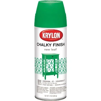 Chalky Finish Spray Paint New Leaf 12 Ounce Model K04113000