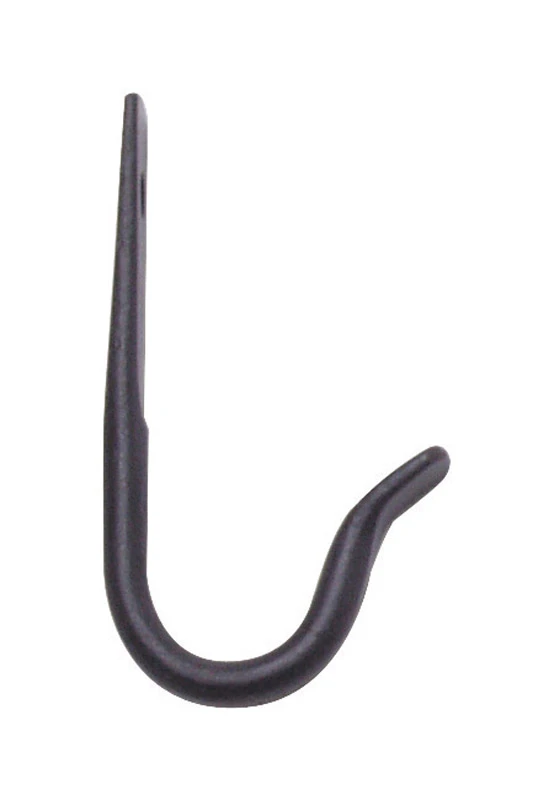 3 In. Black Forged Steel J Hook