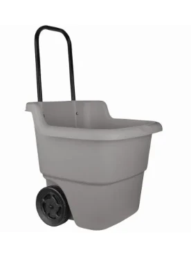Lawn And Garden Cart With 3 Cubic Feet Capacity, Durable Utility Wagon