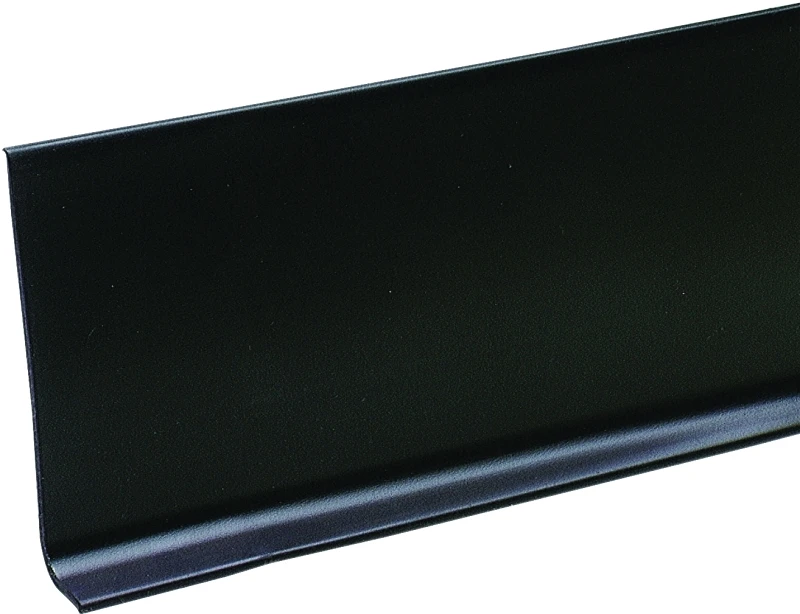 4 Inch By 4 Foot Black Vinyl Wall Base Molding
