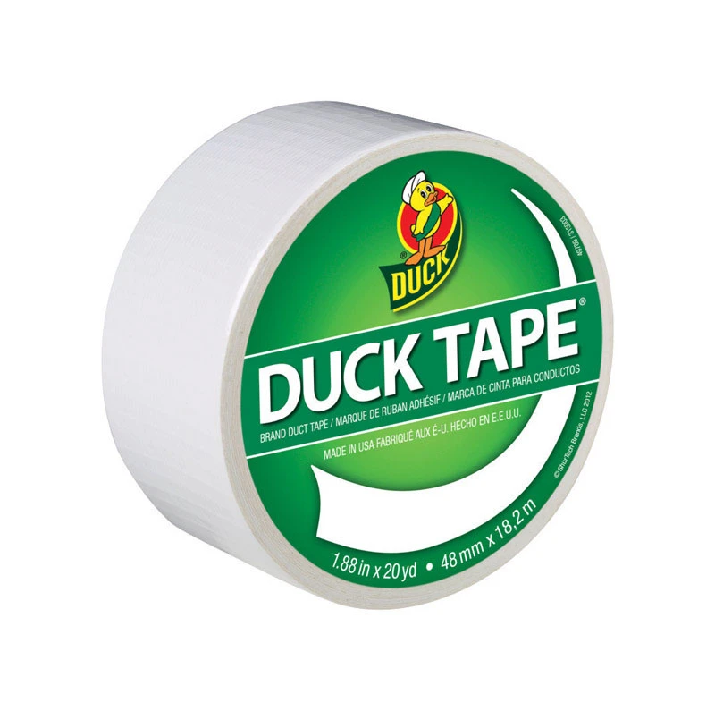 White Duct Tape, 1.88 Inch Width By 20 Yard Length, Heavy Duty